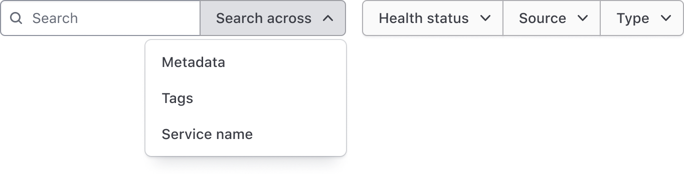 Open filter pattern example